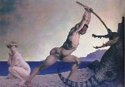 Felix Vallotton Perseus Slays the Dragon France oil painting artist